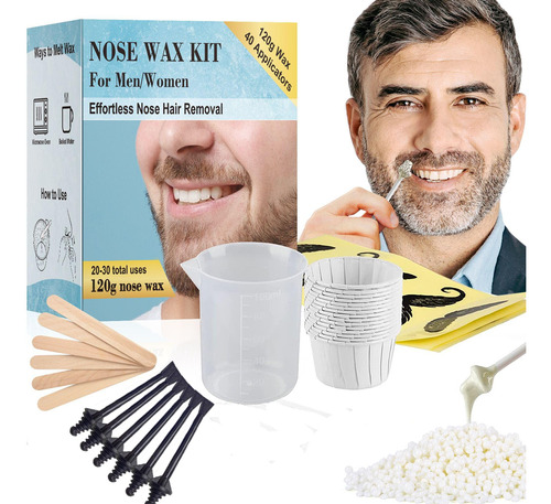 Kit De Cera De Nariz De 4.23 Oz Para Hombres Y Mujeres, Depi