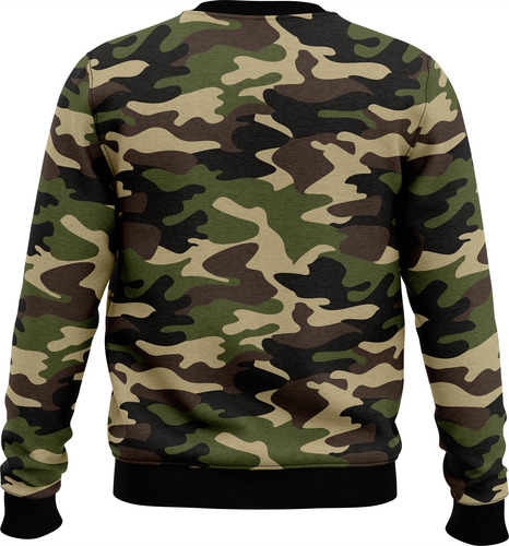 Buzo Camuflado Verde Militar - Remeras 5145