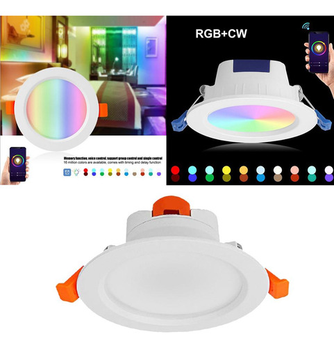 Wi-fi Inteligente Led Spot Light Bulb Downlight Dimmable 7w