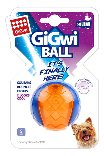 Juguete Para Perros Gigwi Ball Squeaker Talla S