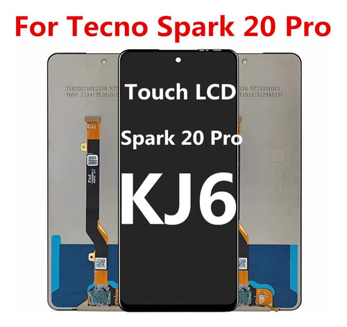 Xsjp-xsjp-pantalla Táctil Lcd Para Tecno Spark 20 Pro