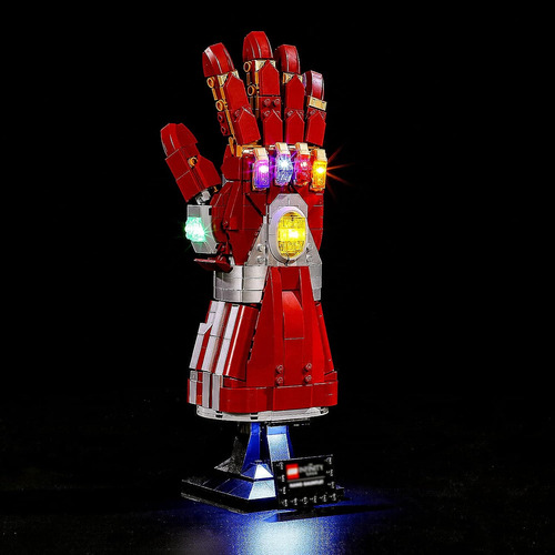 Yeabricks Luz Led Para Lego 76223 Marvel Nano Gauntlet Model