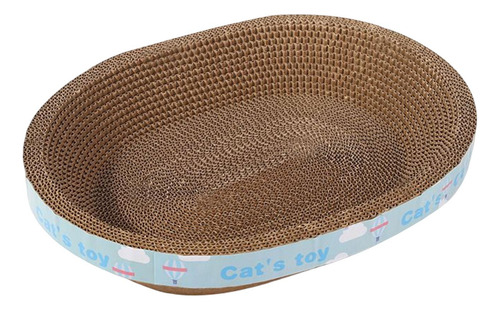 Rascador Ovalado, Rascador De Gato Para Cama 50cmx38cmx9cm