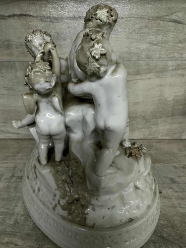 Espectacular Escultura De Colección Italiana 1900 (Usado)