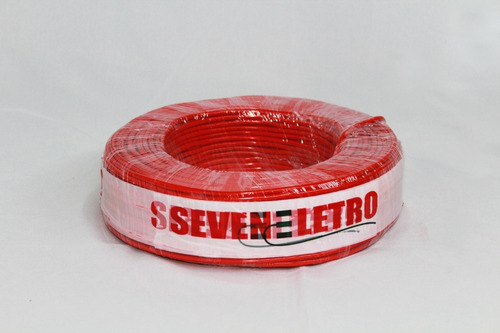 Fio Cabo Flexível 16mm Vermelho - 50 Metros