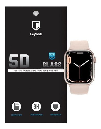 Película Compatível Apple Watch 7 45mm Kingshield Vidro 3d