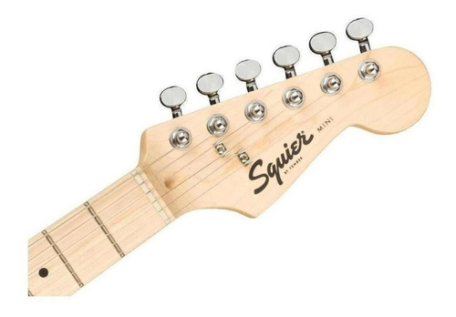 Guitarra eléctrica Squier by Fender Mini Jazzmaster HH mini jazzmaster de álamo daphne blue brillante con diapasón de arce