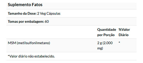 Msm 1000mg Now Foods 120 Caps Importado