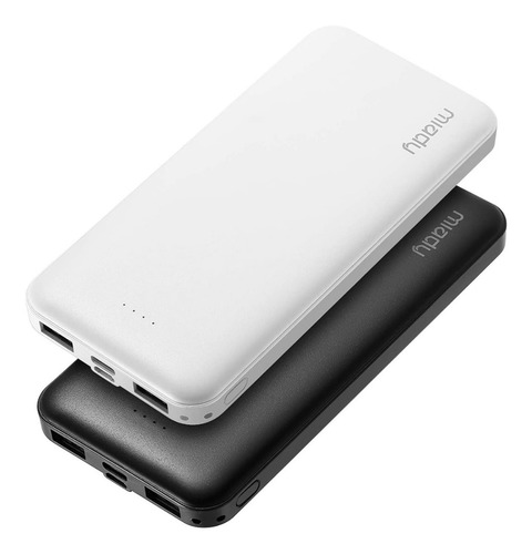 Power Bank Portatil 10000 Mah, Miady, Usb, Type C, Micro Usb