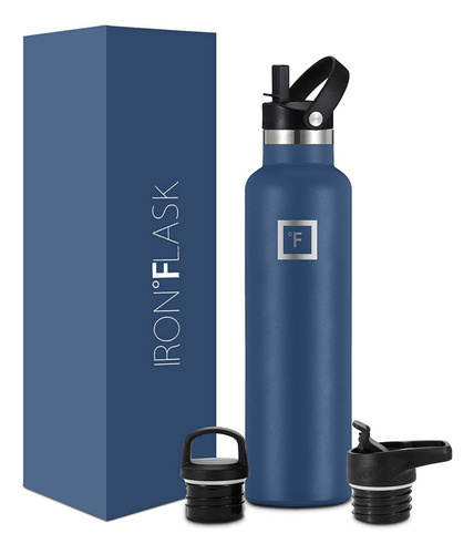 Iron Flask - Botella De Agua Deportiva De 24 Onzas Lquidas,