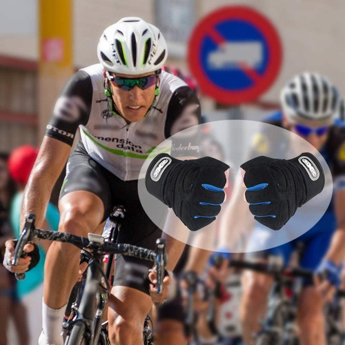 Imagen 3 de 10 de Guantes Gym Con Muñequera Para Deporte Gimnasio Mujer Hombre