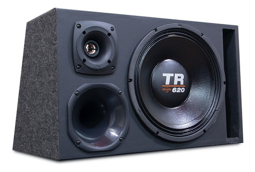Caixa Trio Falante 12 Woofer Triton Tr620 Corneta Tweeter