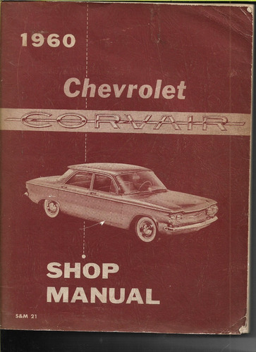 Shop Manual / 1960 Chevrolet Corvair / 1959 / En Ingles /