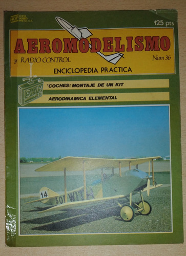 Revista Aeromodelismo Y Radio Control N°36 Septiembre 1984