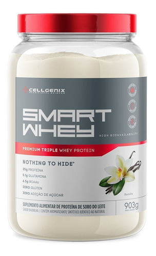 Smart Whey Triple Whey Cellgenix 903g Baunilha