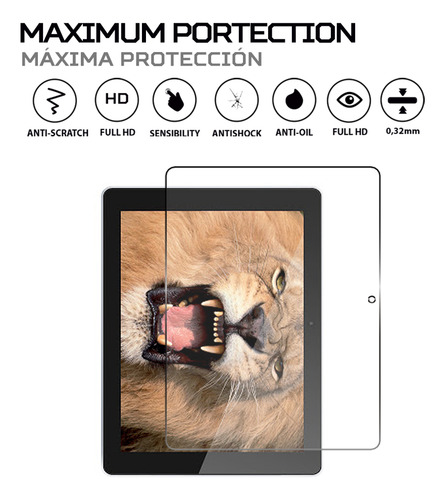 Protector Mica Pantalla Para Nevir Nvr-tab97 S3