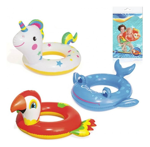 Flotadores Salvavidas Inflable Infantil Con Animalitos  