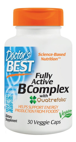 Doctors Best Fully Active B Complex - 30 Cáps