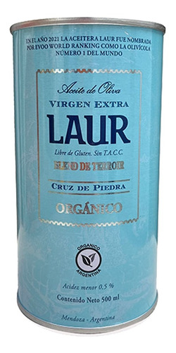 Laur Cruz De Piedra Organico Aceite De Oliva 500 Ml.