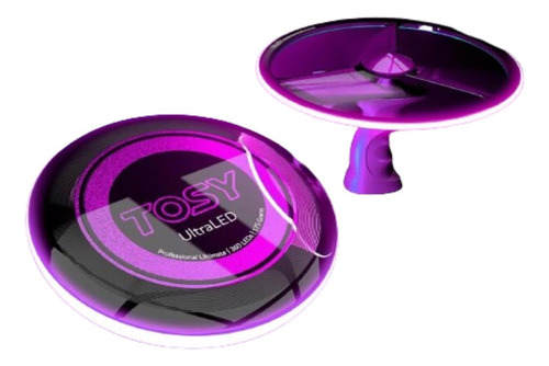 Disco Volador Frisbee Boomerang Tosy Duo 3 Leds 145 Gramos