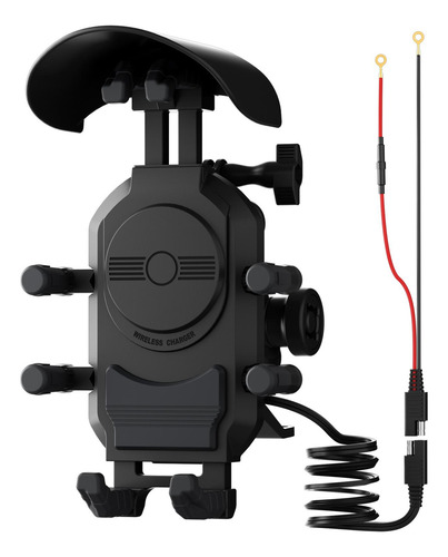 Soporte Para Teléfono De Motocicleta Con Cargador Usb Tipo