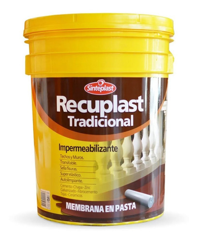 Recuplast Tradicional Membrana Pasta 20 Litros