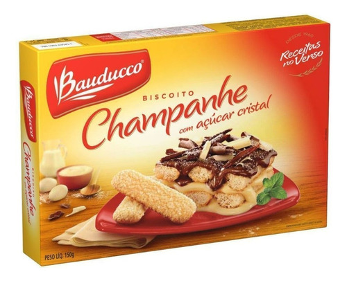 Biscoito Champanhe com Açúcar Cristal Bauducco 150g