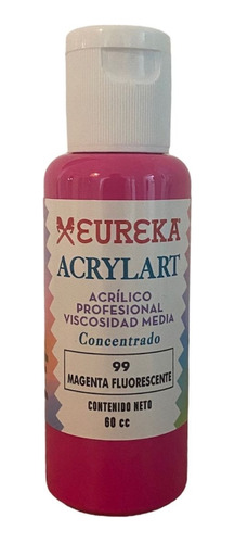 Acrílico Fluo Eureka, Fluorescente