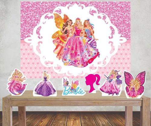 Painel da barbie imprimir