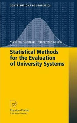 Libro Statistical Methods For The Evaluation Of Universit...