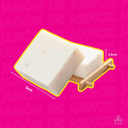 Jabón De Arroz Tailandes Aclara Exfolia Y Quita Manchas 65g
