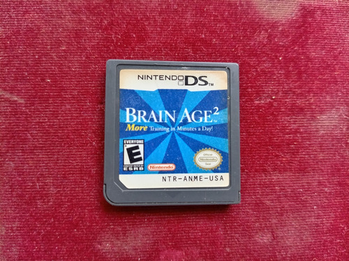 Brain Age 2 ( Nintendo 3ds Ds ) 6v                 _\(^o^)/_