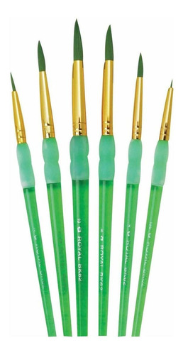 Royal Brush Big Kids Choice Deluxe - Juego De 6 Pinceles De