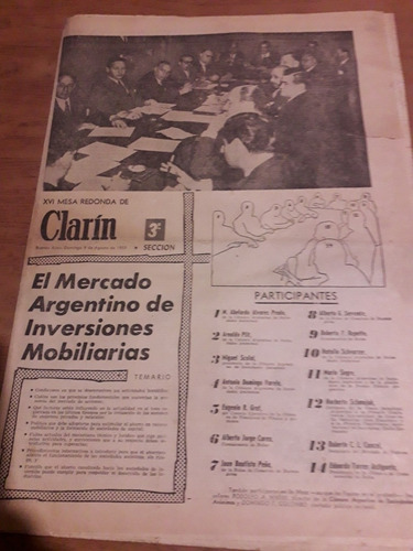 Diario Clarín Inversiones Mobiliarias 9 8 1959