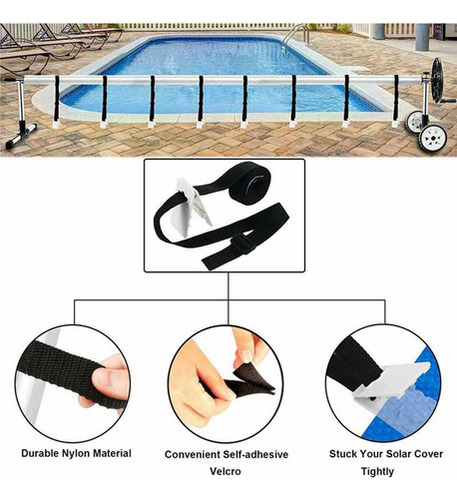 8 Conjunto De Alças De Manta De Bobina De Cobertura Solar