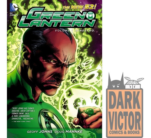 Green Lantern Sinestro Geoff Johns Ingles En Stock