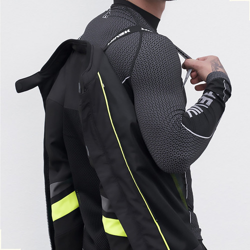 Campera Moto Impermeable Protecciones Ventilada - Hombre