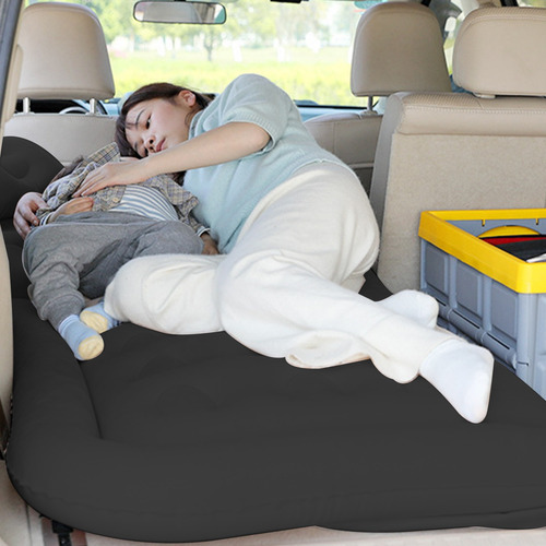 Inflable Colchón Portátil Acampar Dormir Doble Con 2almohada