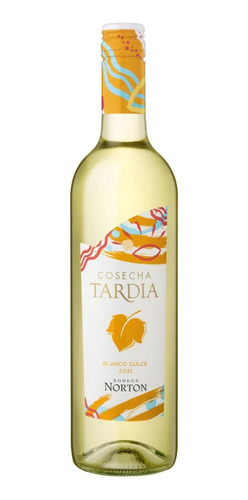 Botella De Vino Blanco Norton Cosecha Tardia  Dulce 750 Ml 