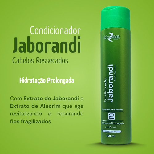 Kit Jaborandi Mairibel Shampoo E Cond 2x300ml Fios Frágeis