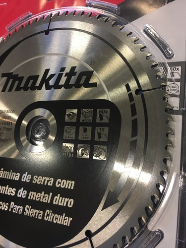 Sierra Circular P/madera 10 X 1-3/16 X 80d Makita B19451