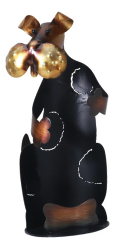 Suporte Para Garrafas De Vinho Em Formato De Cachorro,