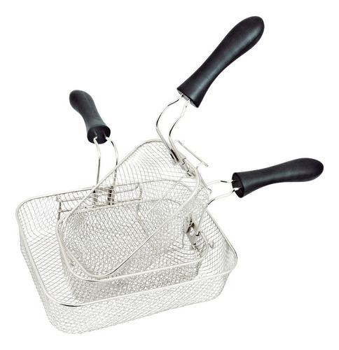 Freidora Aceite Masterchef Mk-df-4ss 4 Lt Doble Canasta 110v