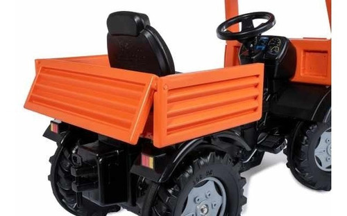 Rolly Toys Tractor De Pedales Unimog Service 038237 Color Naranja