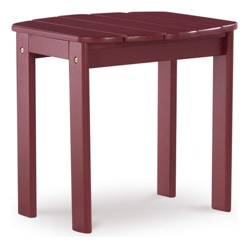 Linon Adirondack End, Mesa Roja, 18.11 X 18.5 X 18.11