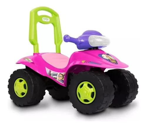 Andarin Cuatriciclo Atv Nena Rosa Andador Toyspalace Full 