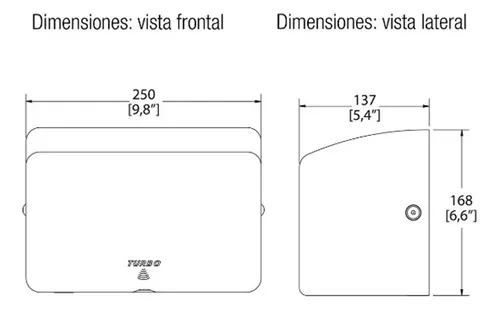 Tercera imagen para búsqueda de secador de manos mb 1012 turbo helvex