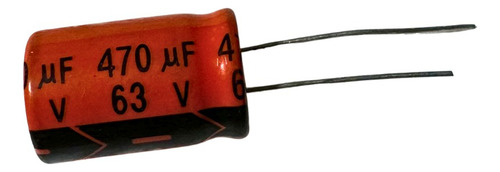 Capacitor Electrolitico 470uf 63v 470x63 105º Pack 10 Pcs