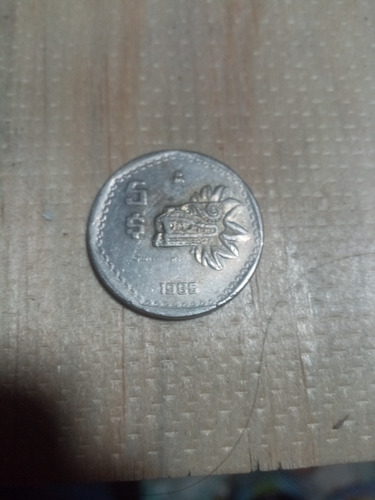 Moneda De 5 Pesos De 1985 Quetzalcoalt