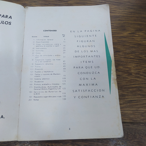 Manual De Usuario Pickup Chevrolet 10 1973 General Motors (Usado)